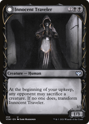 Innocent Traveler (Showcase) (VOW-294) - Innistrad: Crimson Vow: (Showcase, Double Faced Transform)