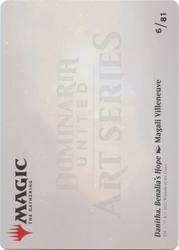 Danitha, Benalia's Hope // Danitha, Benalia's Hope (ADMU-006) - Dominaria United Art Series (Borderless) Foil
