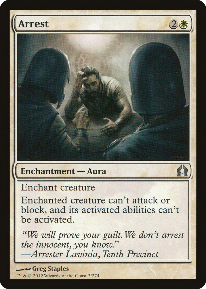 Arrest (RTR-003) - Return to Ravnica Foil
