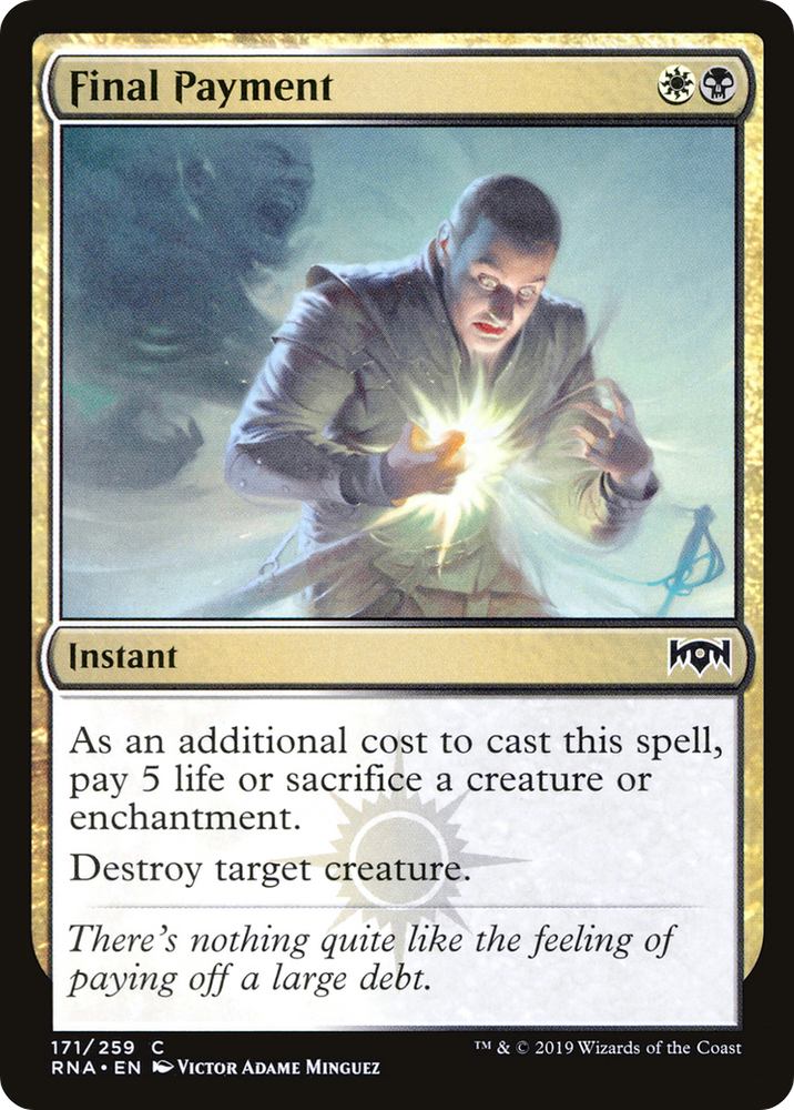 Final Payment (RNA-171) - Ravnica Allegiance