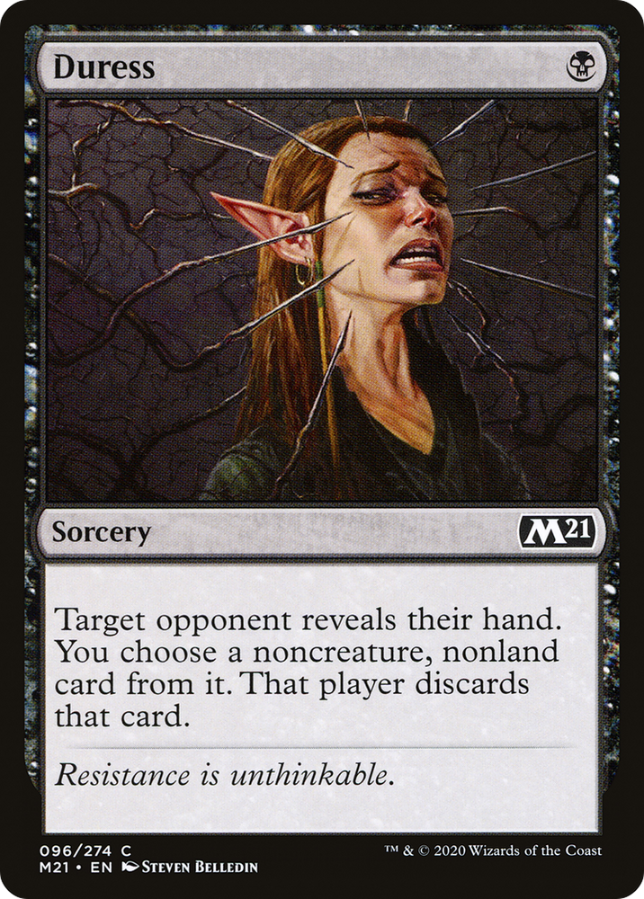Duress (M21-096) - Core Set 2021 Foil