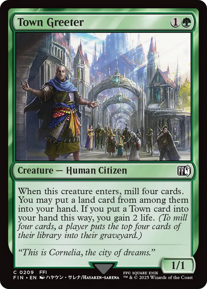 Town Greeter (FIN-209) - FINAL FANTASY