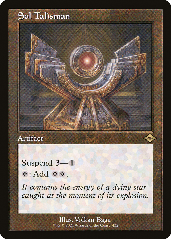 Sol Talisman (Retro Frame) (MH2-432) - Modern Horizons 2