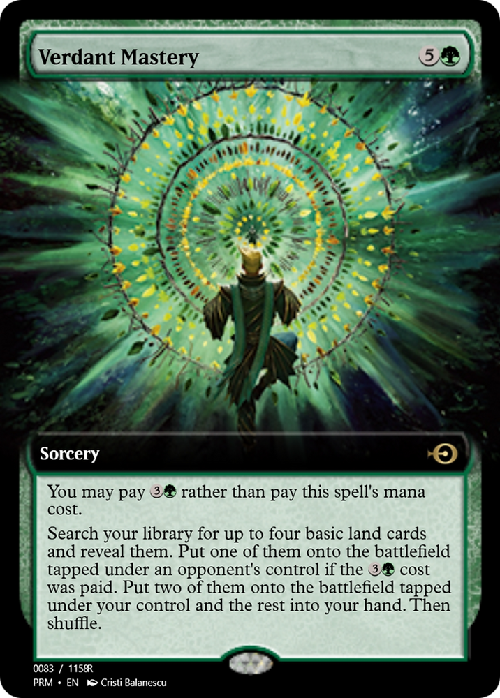 Verdant Mastery (PRM-90138) - Magic Online Promos