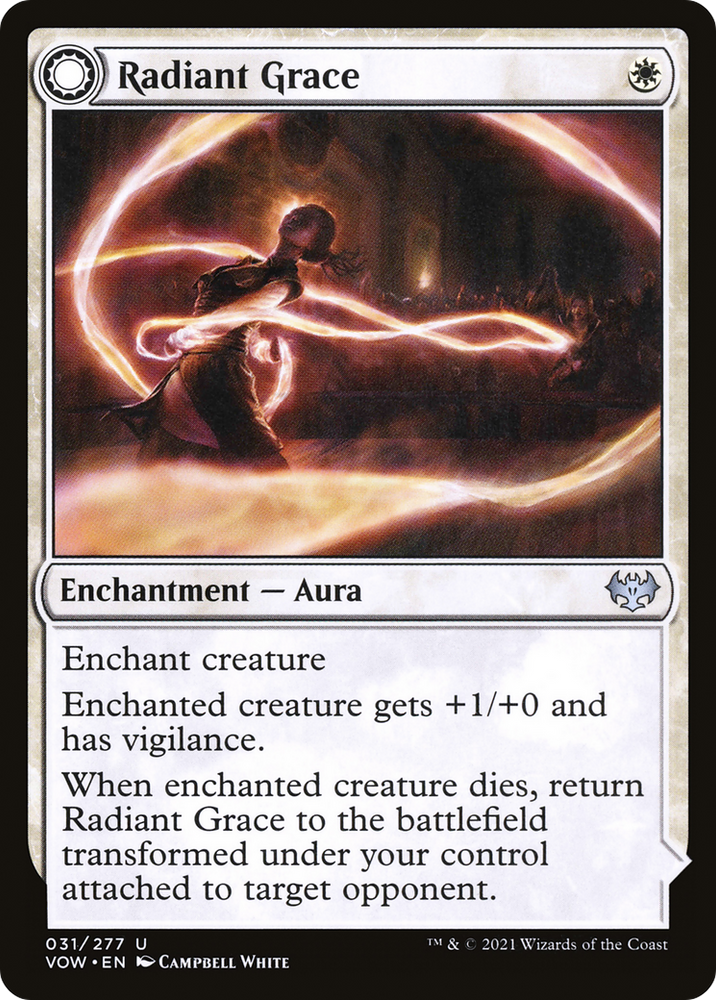 Radiant Grace (VOW-031) - Innistrad: Crimson Vow: (Double Faced Transform)