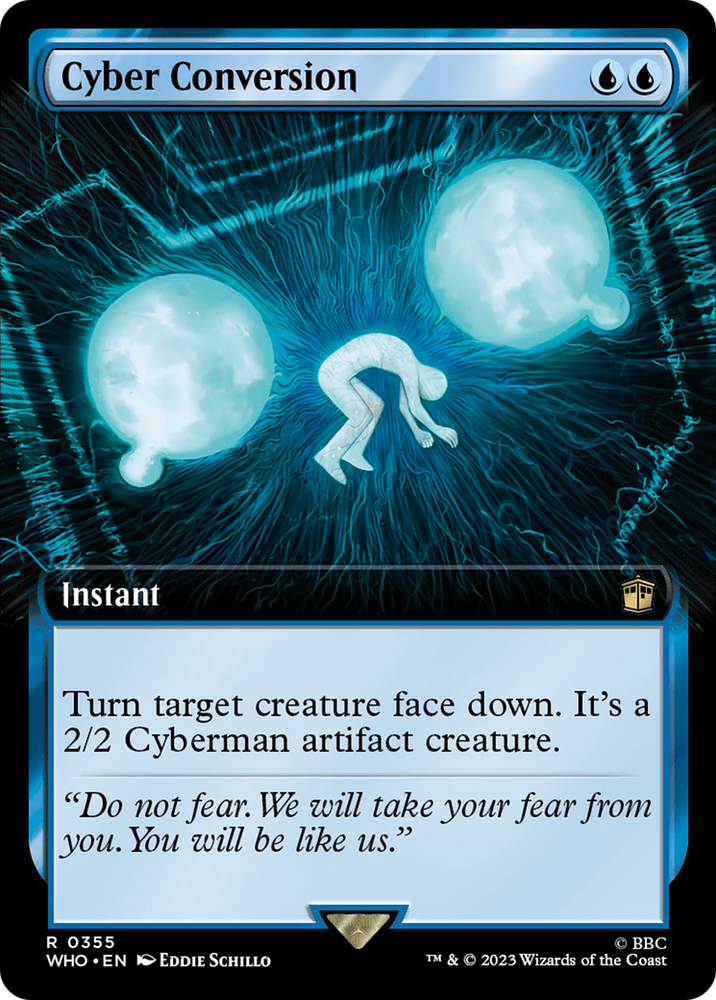 Cyber Conversion (Extended Art) (WHO-355) - Doctor Who: (Extended Art) Foil