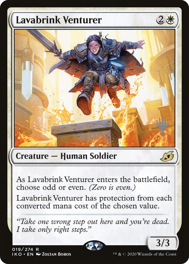 Lavabrink Venturer (PPIKO-19P) - Ikoria: Lair of Behemoths Promos Foil