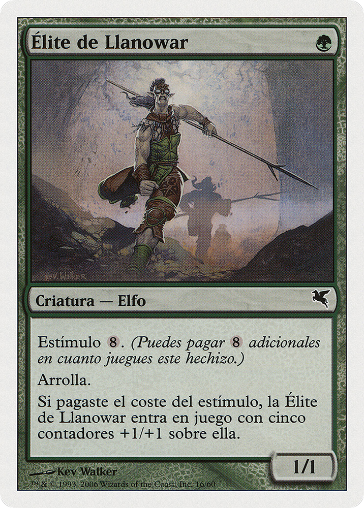 Llanowar Elite (Italian) - "Elite di Llanowar" (PSAL-B16) - Salvat 2005