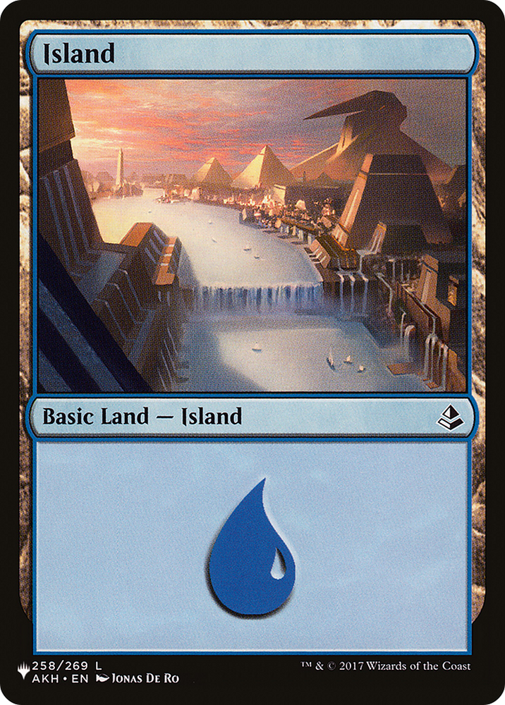Island (258) (LIST-258) - The List