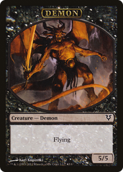 Angel // Demon Double-Sided Token (PRE-01★) - Open the Helvault Foil