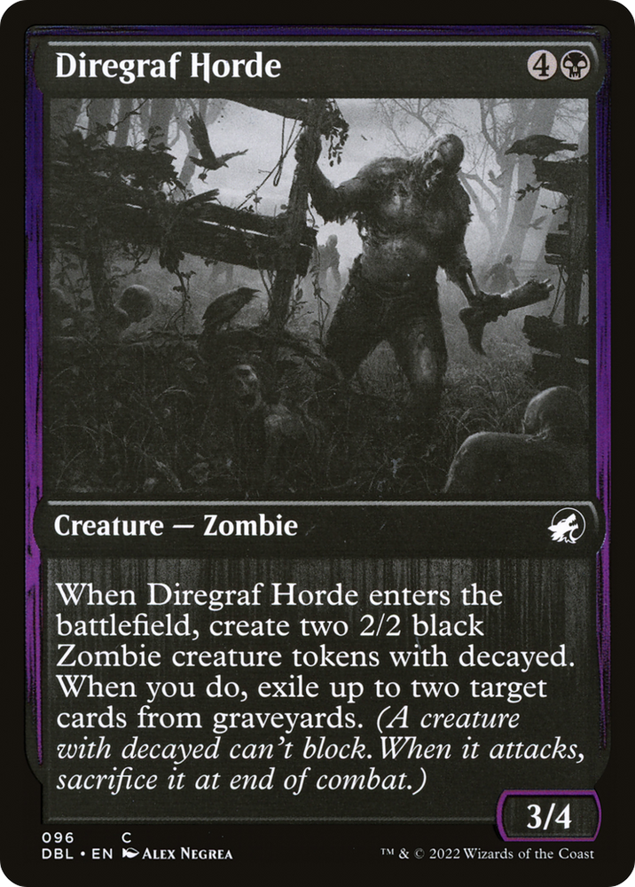 Diregraf Horde (DBL-096) - Innistrad: Double Feature Foil