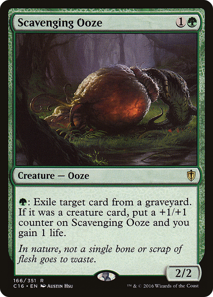 Scavenging Ooze (C16-166) - Commander 2016