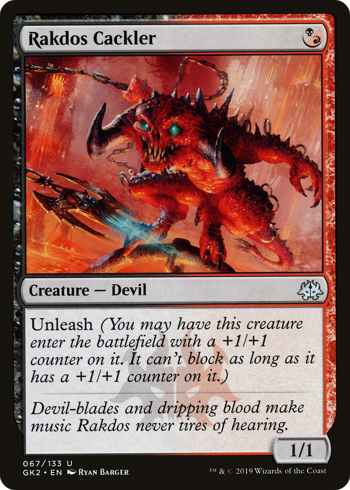 Rakdos Cackler (GK2-067) - RNA Guild Kit