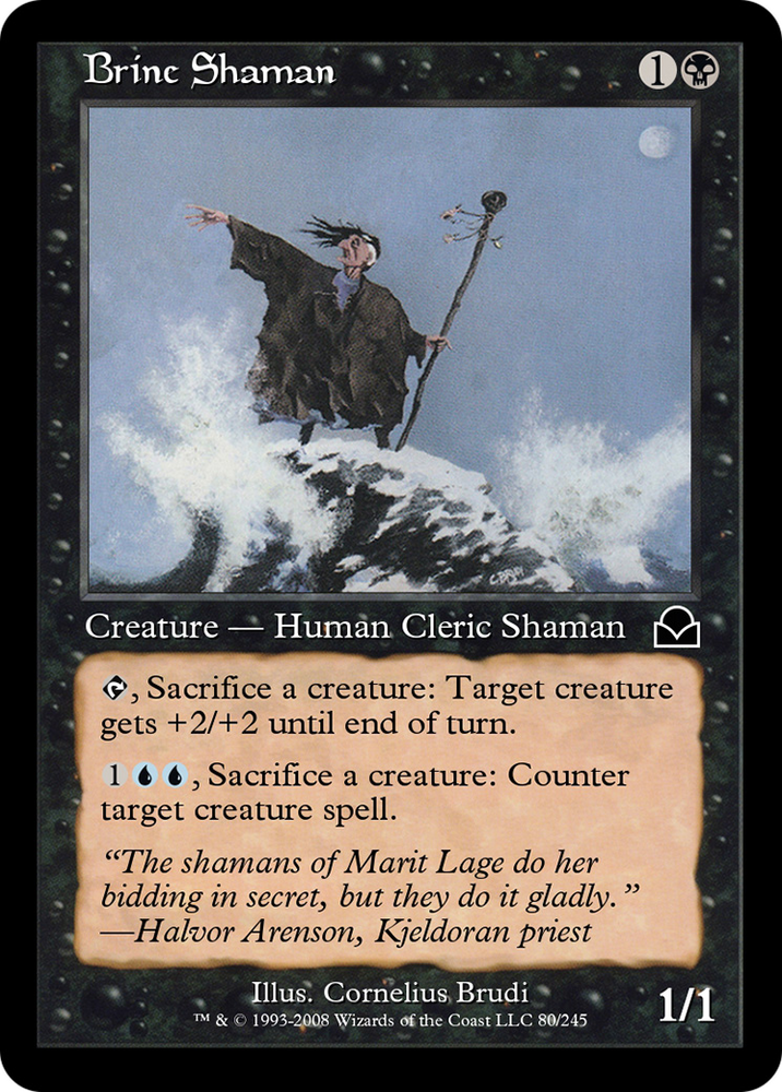 Brine Shaman (ME2-080) - Masters Edition II Foil