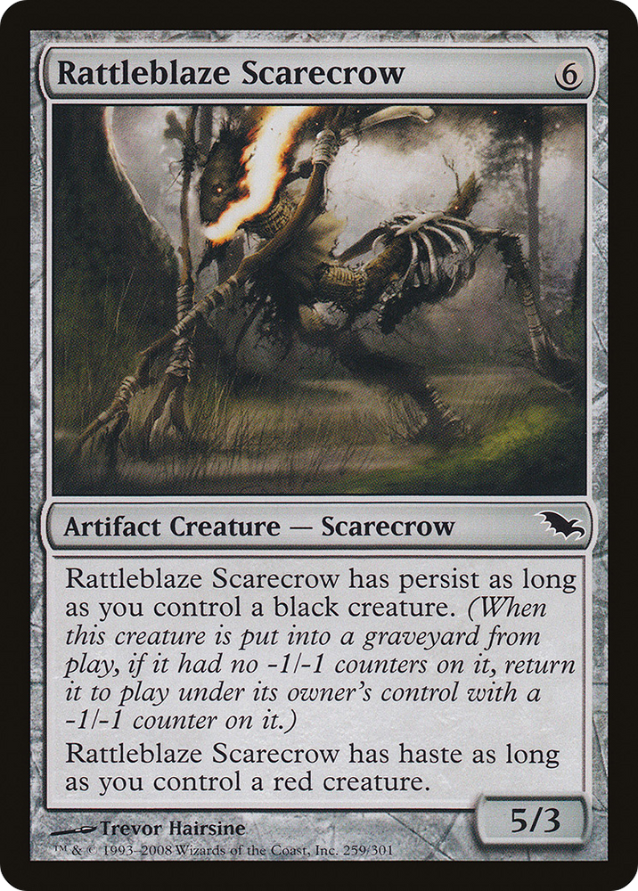 Rattleblaze Scarecrow (SHM-259) - Shadowmoor Foil