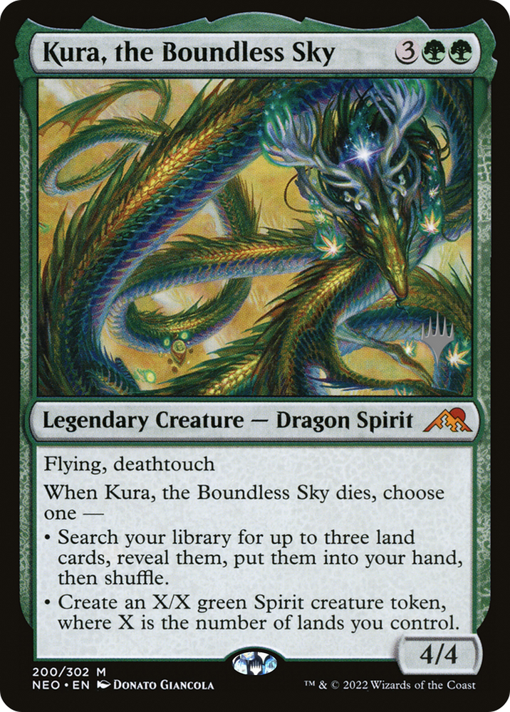 Kura, the Boundless Sky (PPNEO-200P) - Kamigawa: Neon Dynasty Promos Foil