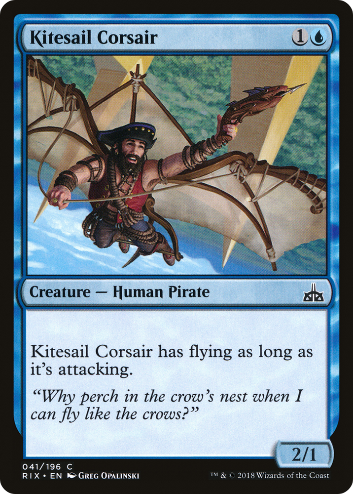 Kitesail Corsair (RIX-041) - Rivals of Ixalan Foil