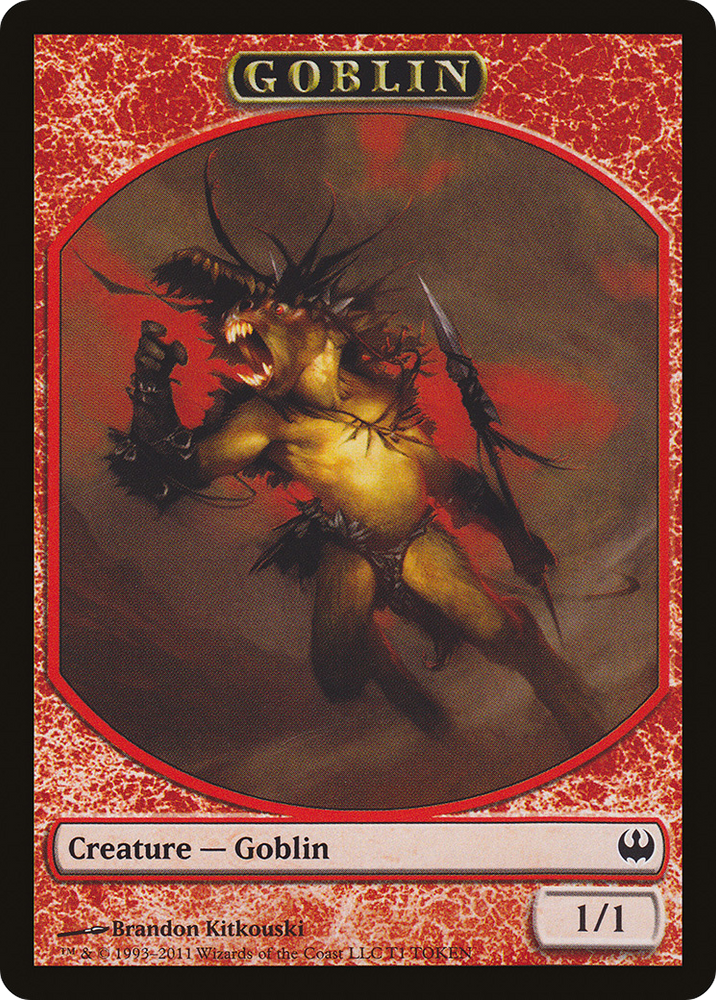 Goblin Token (DDG-001) - Duel Decks: Knights vs. Dragons Tokens