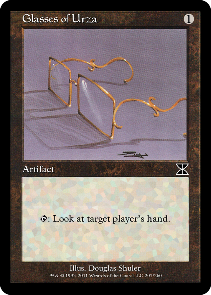 Glasses of Urza (ME4-203) - Masters Edition IV Foil