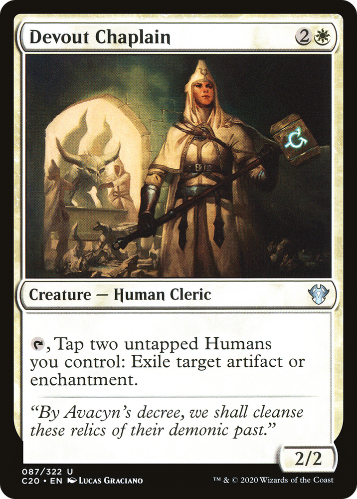 Devout Chaplain (C20-087) - Commander 2020