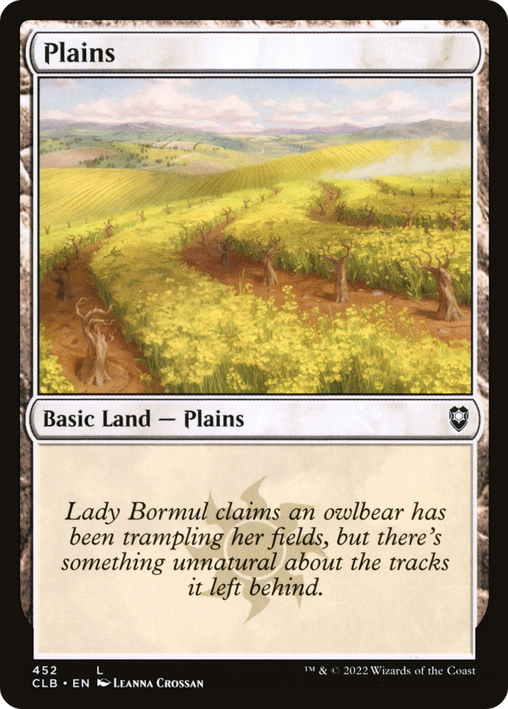Plains (452) (CLB-452) - Commander Legends: Battle for Baldur's Gate