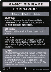 Dominarioes // Dominarioes (cont'd) (MONE-001) - Phyrexia: All Will Be One Minigames