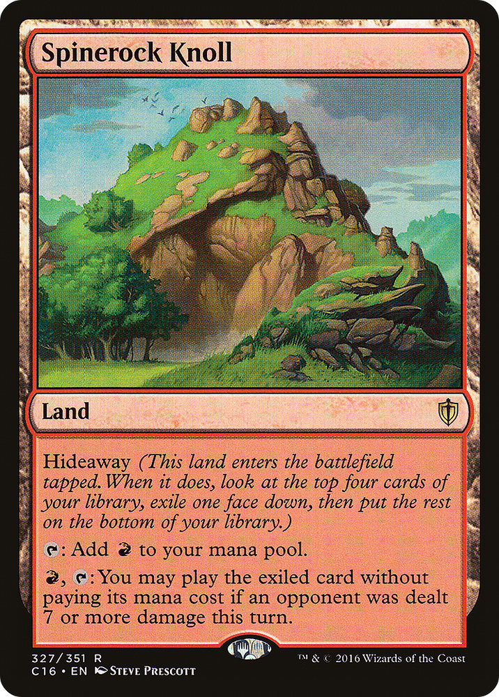 Spinerock Knoll (C16-327) - Commander 2016