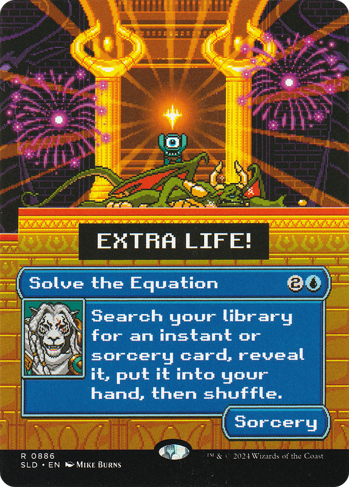 Solve the Equation (SLD-886) - Secret Lair Drop (Borderless) Foil