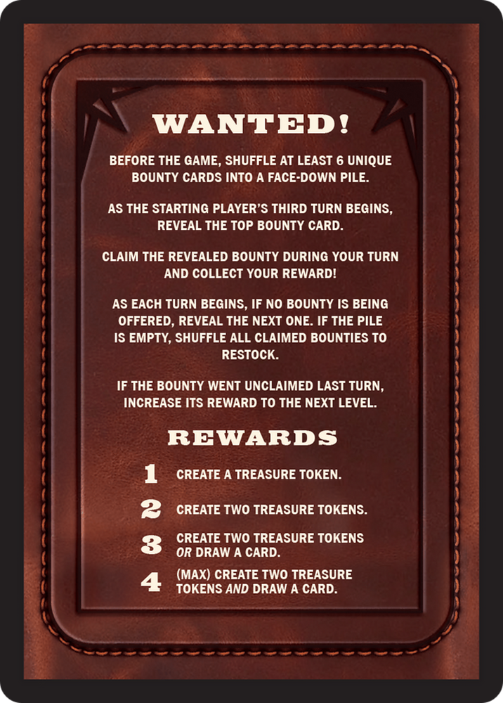 Bounty: Vara Beth Hannifer // Wanted! (TOTC-041) - Outlaws of Thunder Junction Commander Tokens Foil