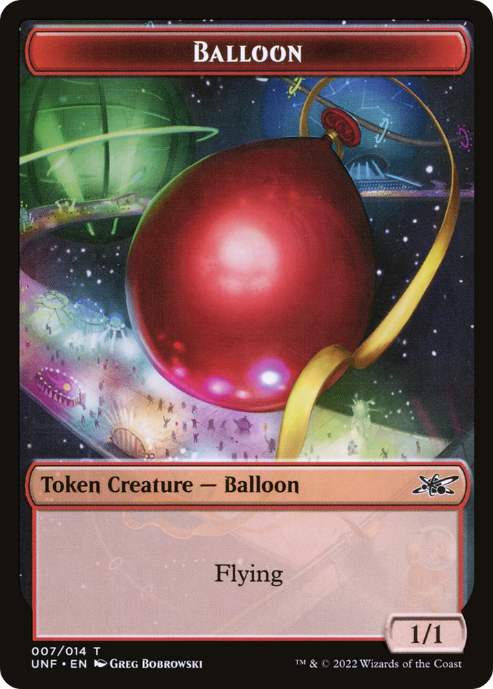 Balloon Token (UNF-007) - Unfinity Tokens Foil