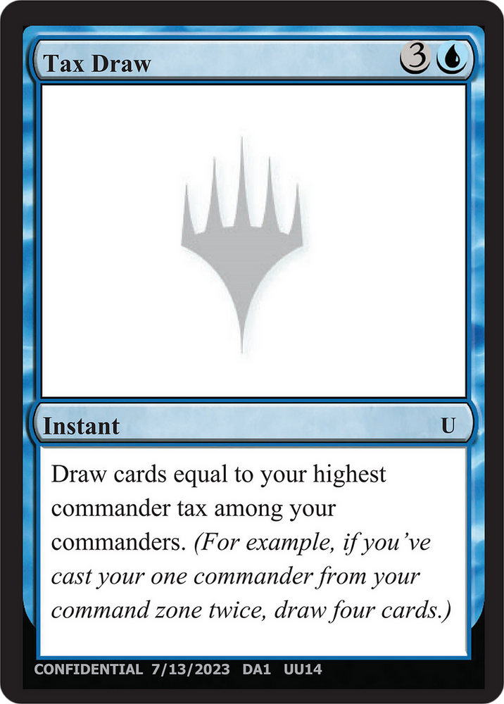 Tax Draw (UNK-UU14A) - Unknown Event