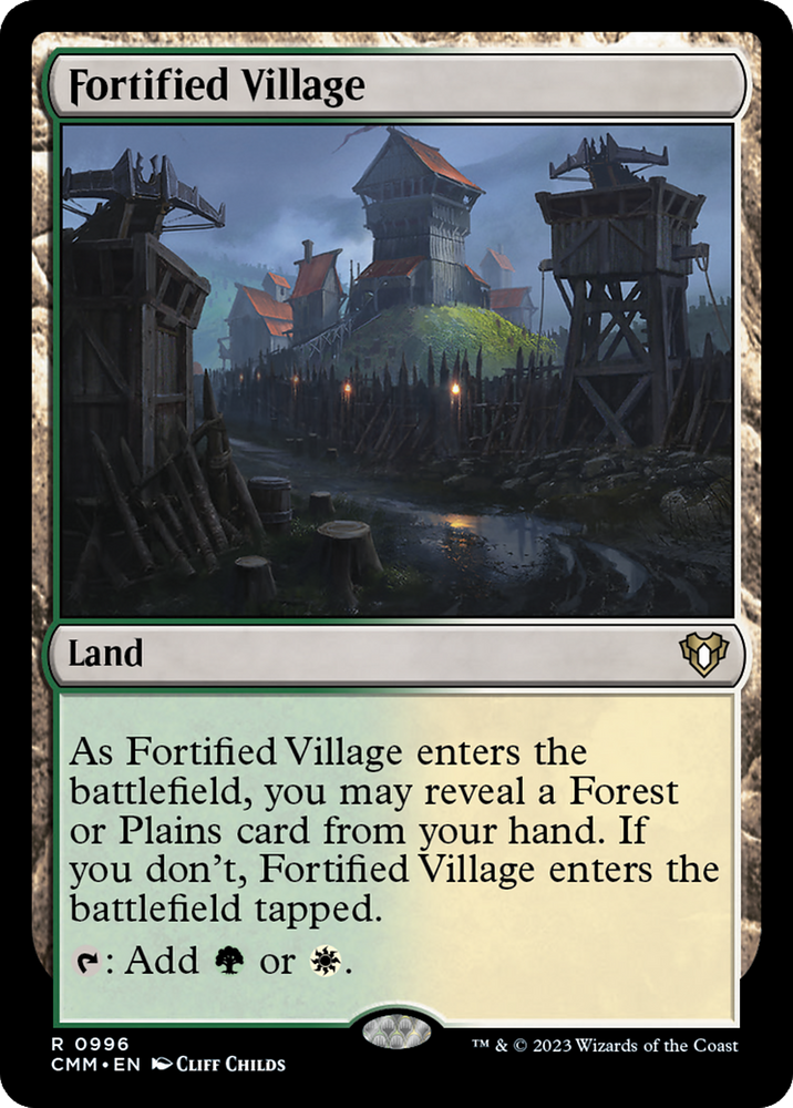 Fortified Village (CMM-996) - Commander Masters