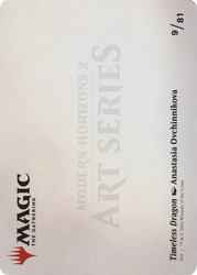 Timeless Dragon // Timeless Dragon (AMH2-009) - Modern Horizons 2 Art Series (Borderless)