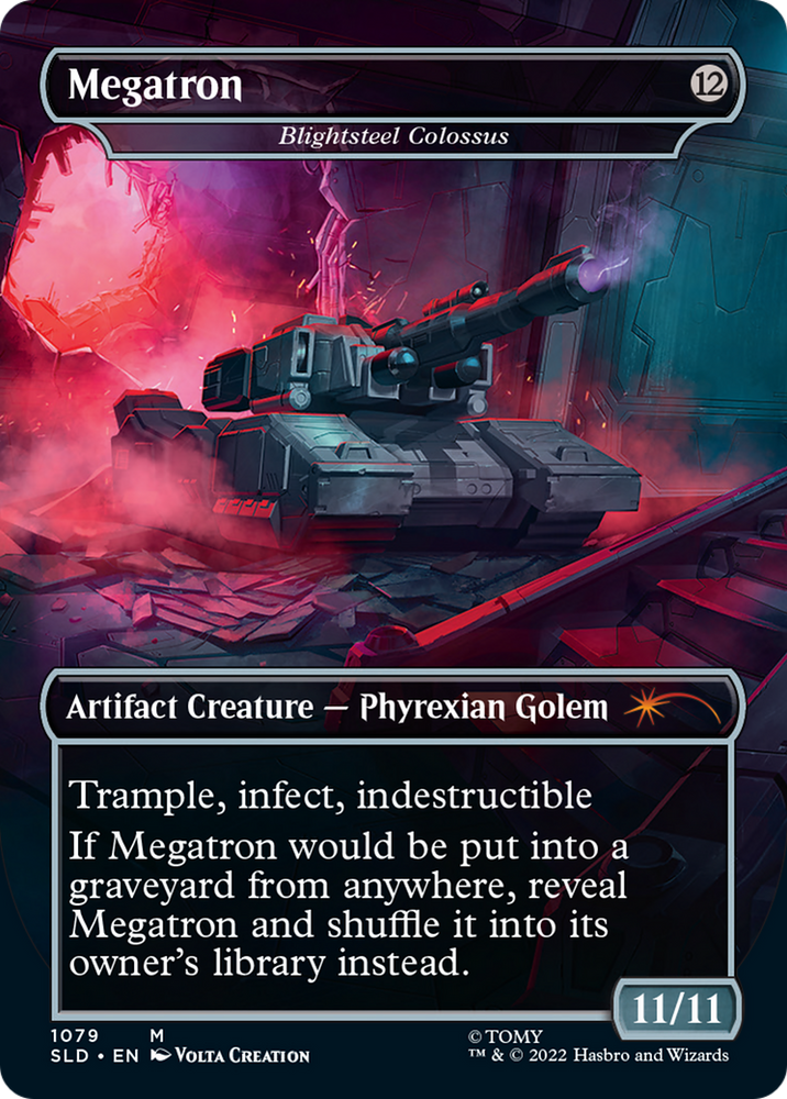Megatron - Blightsteel Colossus (SLD-1079) - Secret Lair Drop (Borderless)