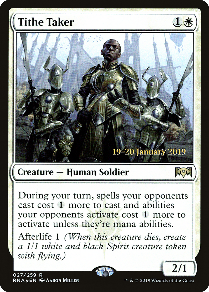 Tithe Taker (PRE-27S) - Ravnica Allegiance Promos Foil