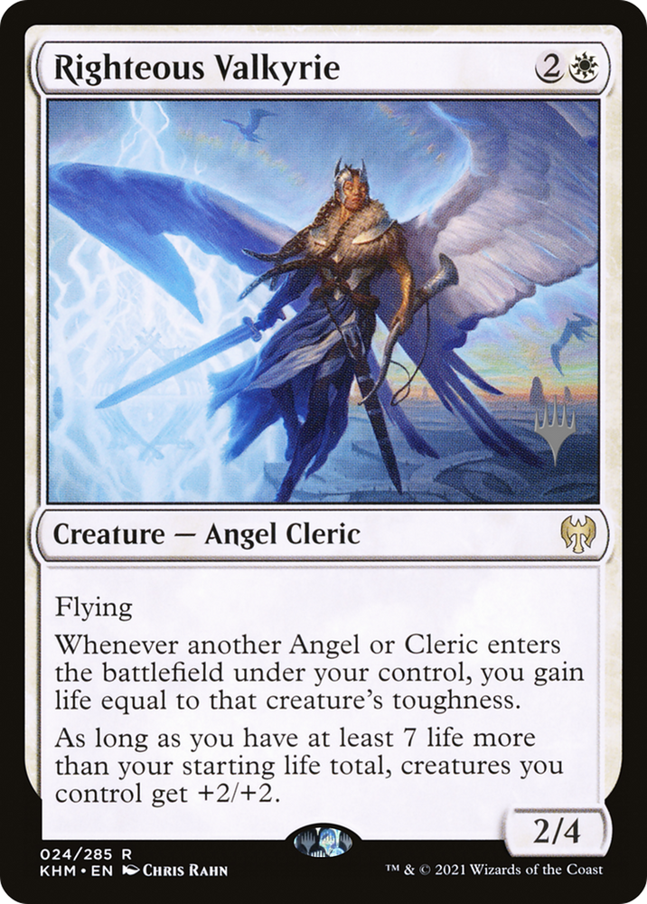 Righteous Valkyrie (PPKHM-24P) - Kaldheim Promos