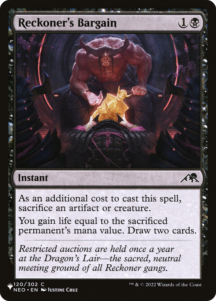 Reckoner's Bargain (LIST-NEO-120) - The List