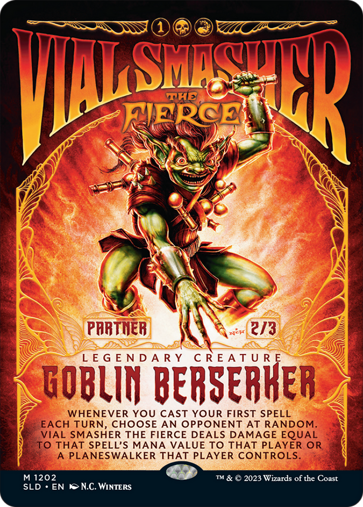 Vial Smasher the Fierce (SLD-1202) - Secret Lair Drop (Borderless) Foil