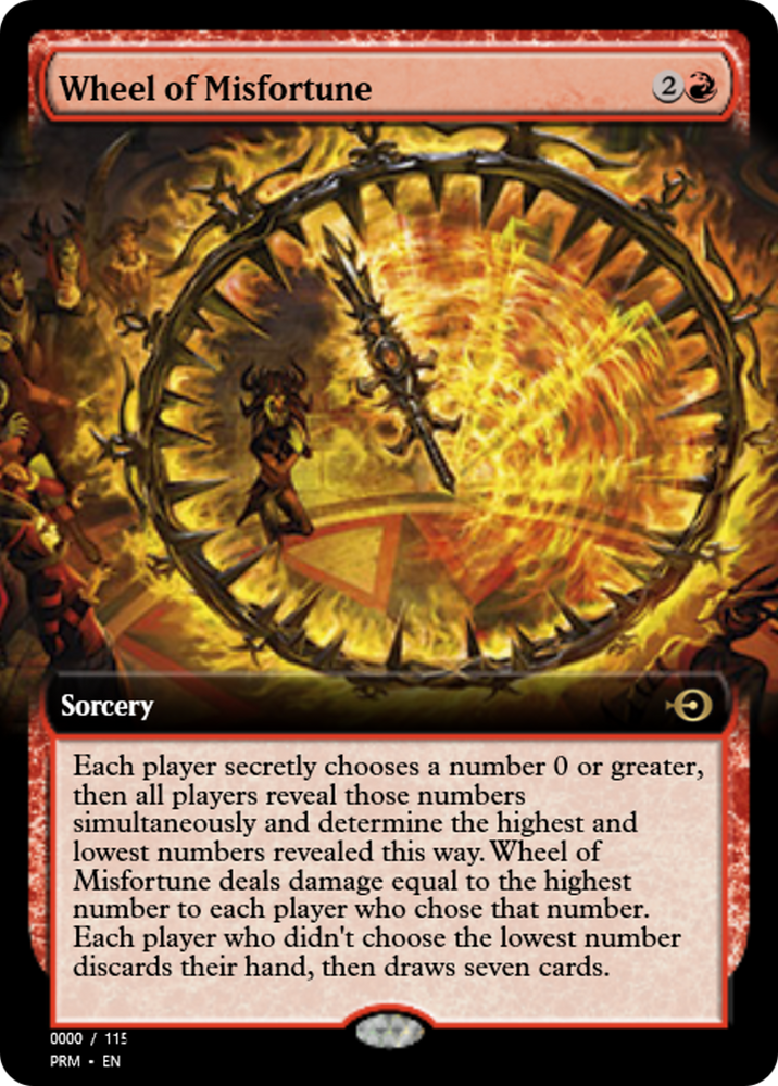 Wheel of Misfortune (PRM-85960) - Magic Online Promos Foil