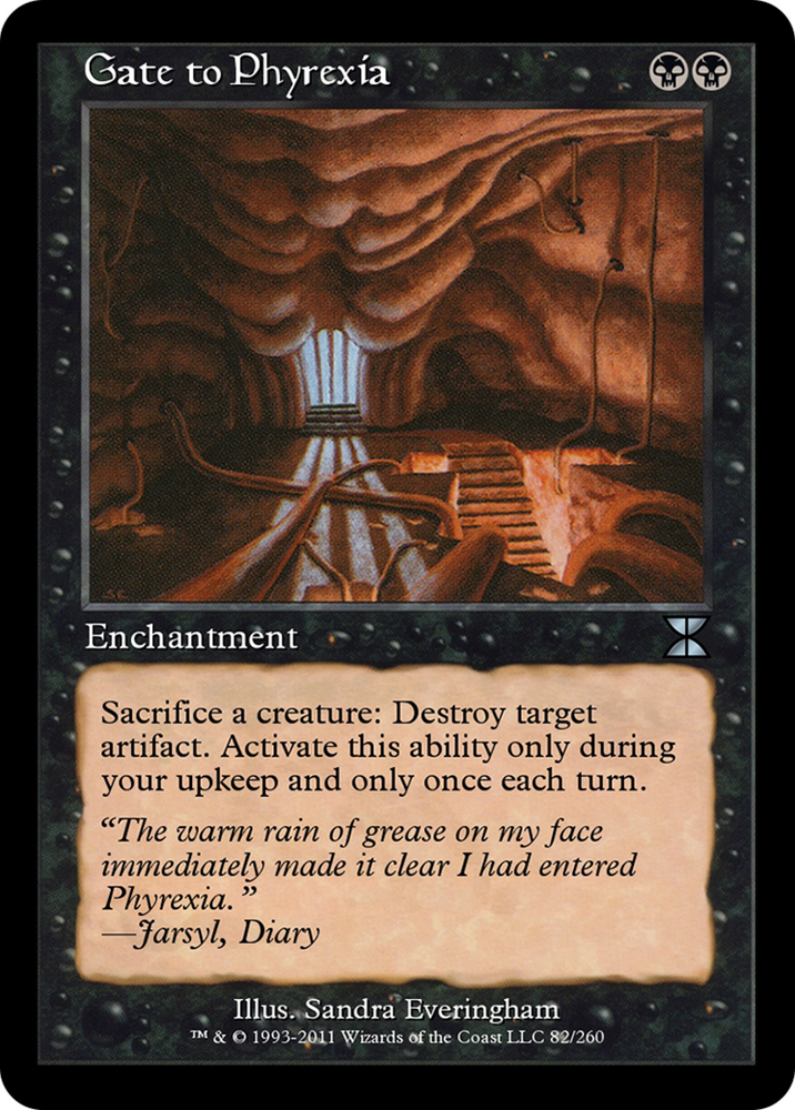 Gate to Phyrexia (ME4-082) - Masters Edition IV Foil