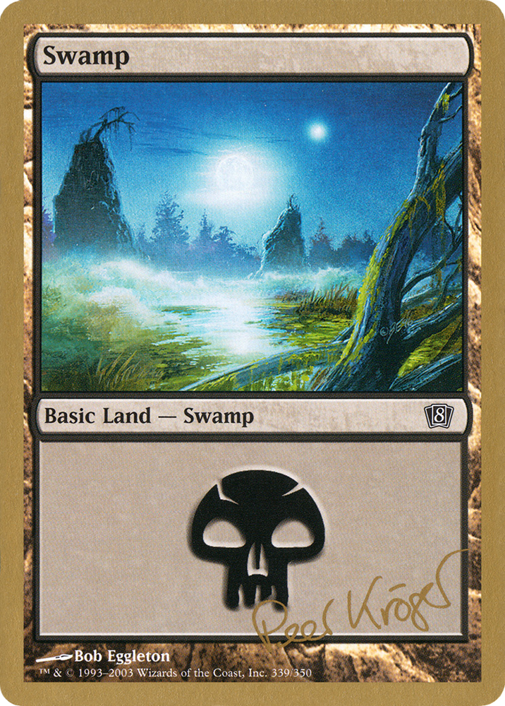 Swamp (339) - 2003 Peer Kroger (8ED) (WCD-) - World Championship Decks 2003