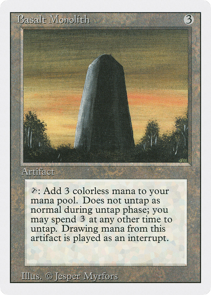 Basalt Monolith (3ED-) - Revised Edition