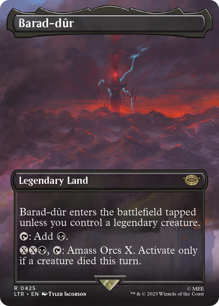Barad-dur (0425) (Borderless) (LTR-425) - The Lord of the Rings: Tales of Middle-earth (Borderless)