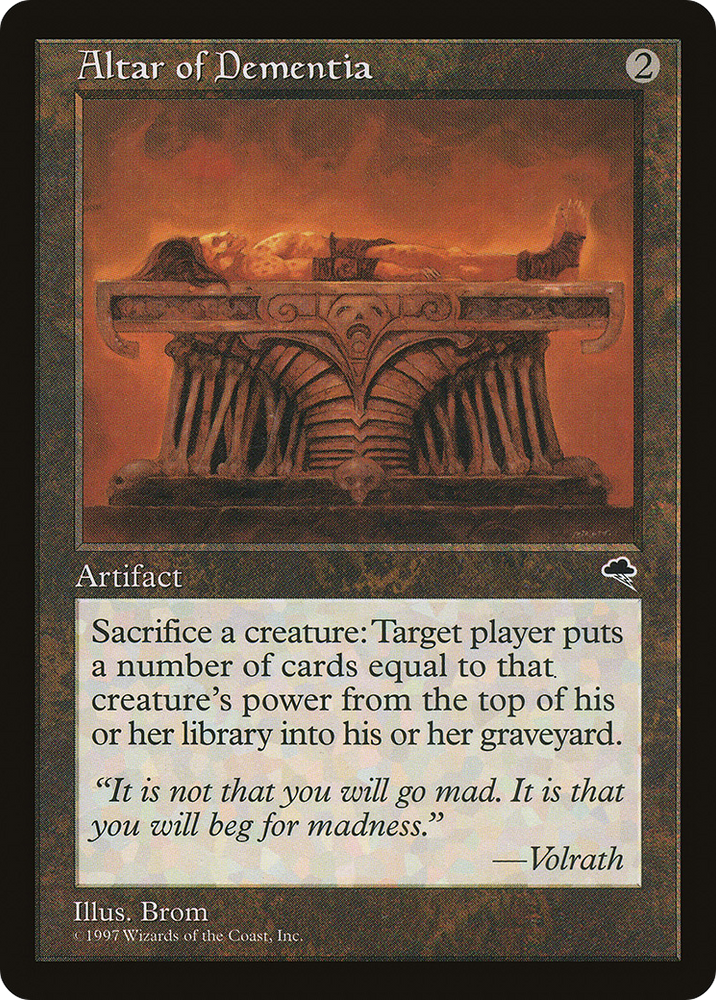 Altar of Dementia (TMP-276) - Tempest