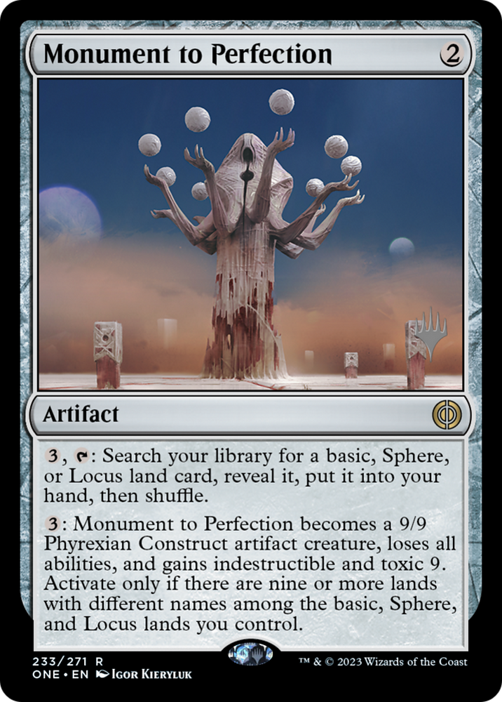 Monument to Perfection (PPONE-233) - Phyrexia: All Will Be One Promos