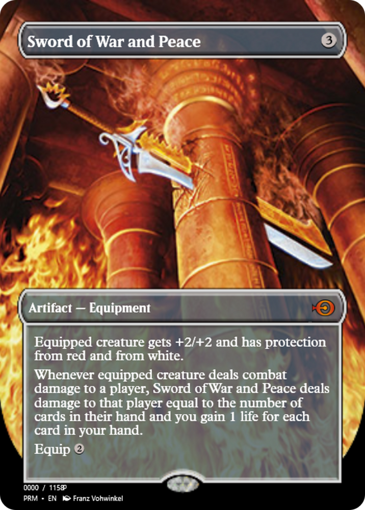 Sword of War and Peace (PRM-82846) - Magic Online Promos Foil