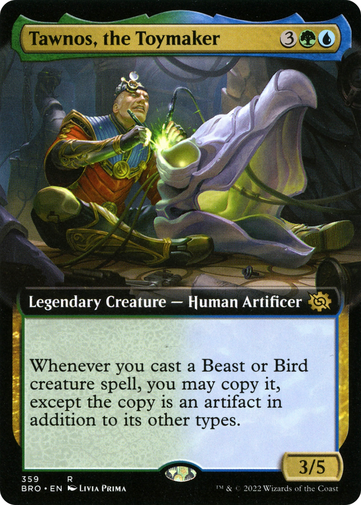 Tawnos, the Toymaker (Extended Art) (BRO-359) - The Brothers' War: (Extended Art) Foil