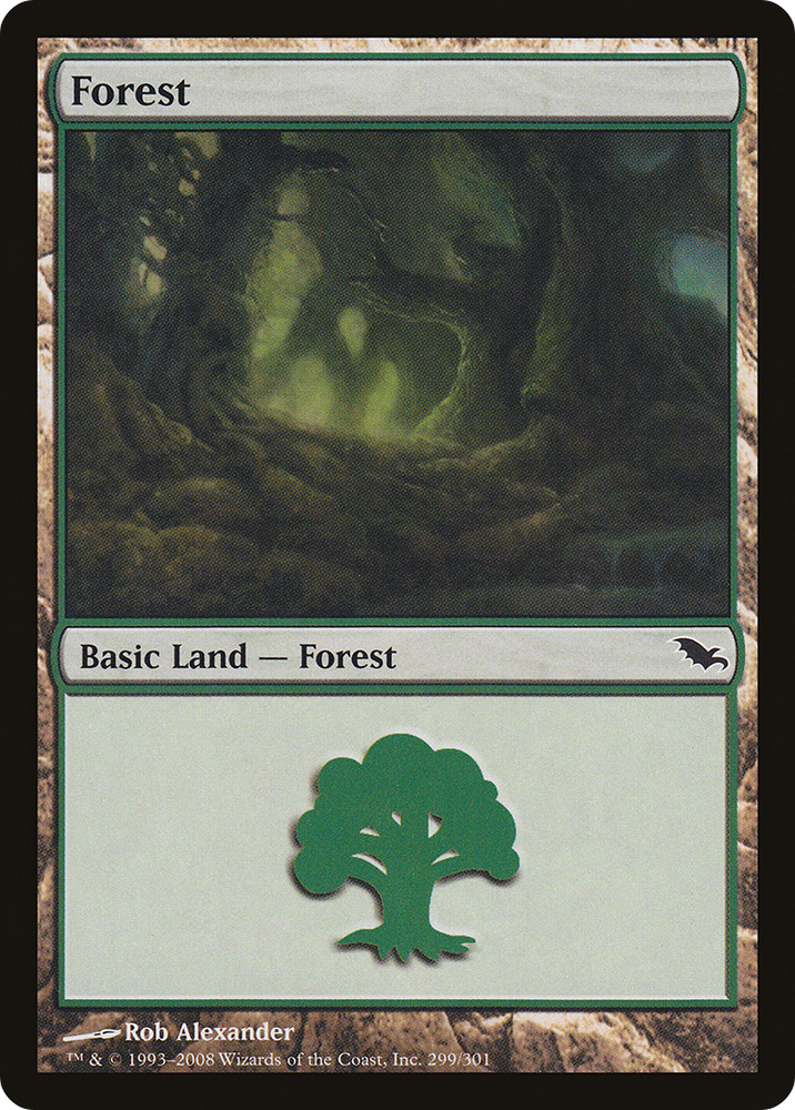 Forest (299) (SHM-299) - Shadowmoor Foil