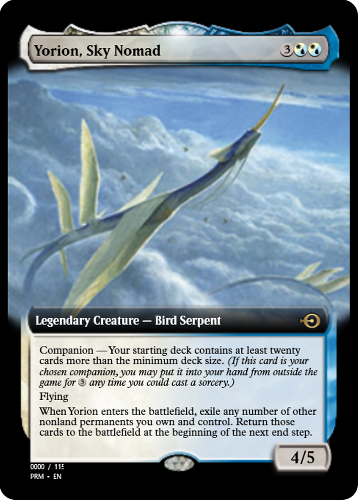 Yorion, Sky Nomad (PRM-80865) - Magic Online Promos: (companion) Foil
