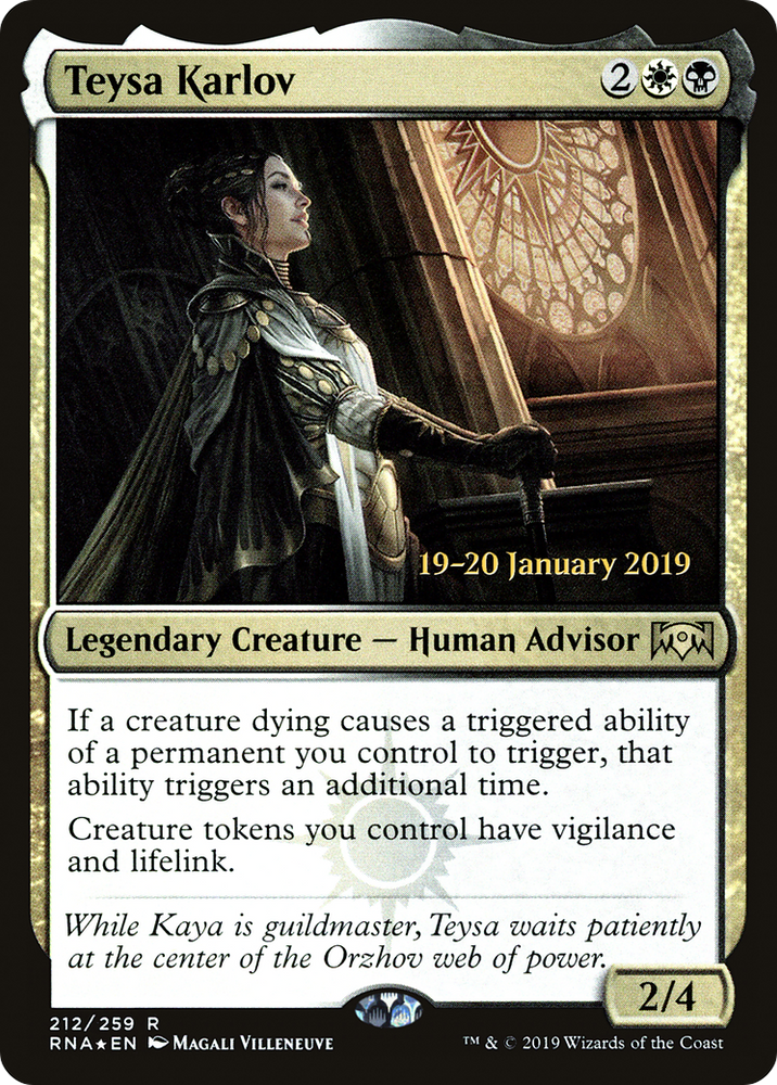 Teysa Karlov (PRE-212S) - Ravnica Allegiance Promos Foil